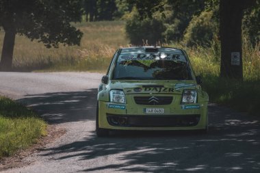 Çek Cumhuriyeti, Hustopece, 2024 / 06 / 15 - Hustopece, Çek yarış serisi, yarış arabaları, rali yarış serisi