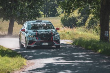 Çek Cumhuriyeti, Hustopece, 2024 / 06 / 15 - Hustopece, Çek yarış serisi, yarış arabaları, rali yarış serisi