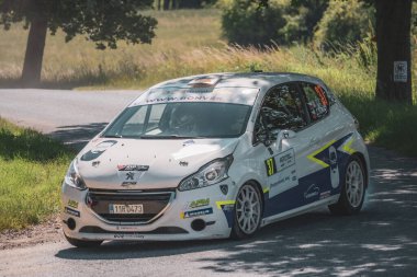 Çek Cumhuriyeti, Hustopece, 2024 / 06 / 15 - Hustopece, Çek yarış serisi, yarış arabaları, rali yarış serisi