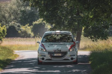 Çek Cumhuriyeti, Hustopece, 2024 / 06 / 15 - Hustopece, Çek yarış serisi, yarış arabaları, rali yarış serisi