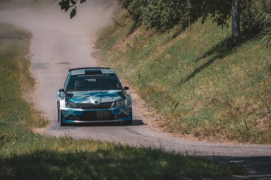 Çek Cumhuriyeti, Hustopece, 2024 / 06 / 15 - Hustopece, Çek yarış serisi, yarış arabaları, rali yarış serisi