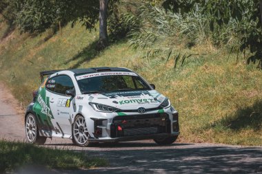 Çek Cumhuriyeti, Hustopece, 2024 / 06 / 15 - Hustopece, Çek yarış serisi, yarış arabaları, rali yarış serisi