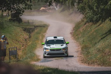 Çek Cumhuriyeti, Hustopece, 2024 / 06 / 15 - Hustopece, Çek yarış serisi, yarış arabaları, rali yarış serisi