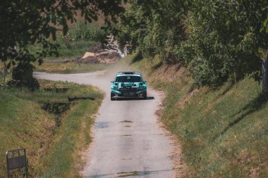 Çek Cumhuriyeti, Hustopece, 2024 / 06 / 15 - Hustopece, Çek yarış serisi, yarış arabaları, rali yarış serisi