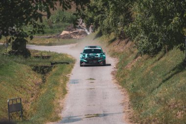 Çek Cumhuriyeti, Hustopece, 2024 / 06 / 15 - Hustopece, Çek yarış serisi, yarış arabaları, rali yarış serisi