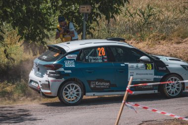 Çek Cumhuriyeti, Hustopece, 2024 / 06 / 15 - Hustopece, Çek yarış serisi, yarış arabaları, rali yarış serisi
