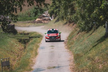 Çek Cumhuriyeti, Hustopece, 2024 / 06 / 15 - Hustopece, Çek yarış serisi, yarış arabaları, rali yarış serisi