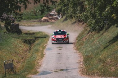 Çek Cumhuriyeti, Hustopece, 2024 / 06 / 15 - Hustopece, Çek yarış serisi, yarış arabaları, rali yarış serisi