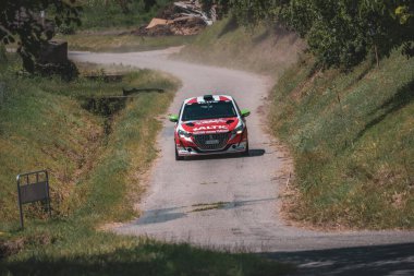 Çek Cumhuriyeti, Hustopece, 2024 / 06 / 15 - Hustopece, Çek yarış serisi, yarış arabaları, rali yarış serisi