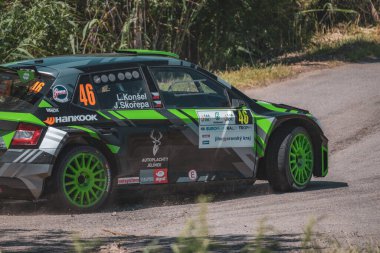 Çek Cumhuriyeti, Hustopece, 2024 / 06 / 15 - Hustopece, Çek yarış serisi, yarış arabaları, rali yarış serisi