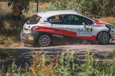 Çek Cumhuriyeti, Hustopece, 2024 / 06 / 15 - Hustopece, Çek yarış serisi, yarış arabaları, rali yarış serisi