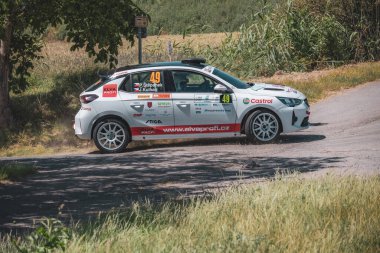 Çek Cumhuriyeti, Hustopece, 2024 / 06 / 15 - Hustopece, Çek yarış serisi, yarış arabaları, rali yarış serisi