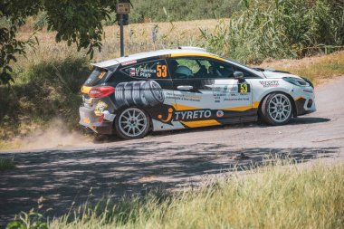 Çek Cumhuriyeti, Hustopece, 2024 / 06 / 15 - Hustopece, Çek yarış serisi, yarış arabaları, rali yarış serisi