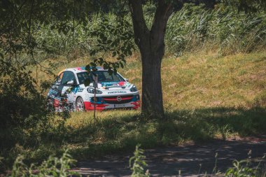 Çek Cumhuriyeti, Hustopece, 2024 / 06 / 15 - Hustopece, Çek yarış serisi, yarış arabaları, rali yarış serisi