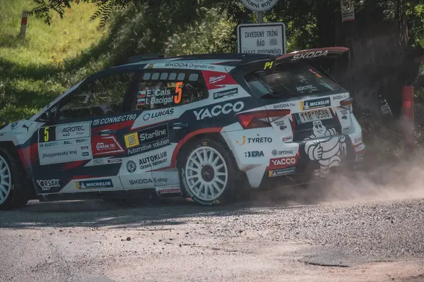 Çek Cumhuriyeti, Hustopece, 2024 / 06 / 15 - Hustopece, Çek yarış serisi, yarış arabaları, rali yarış serisi