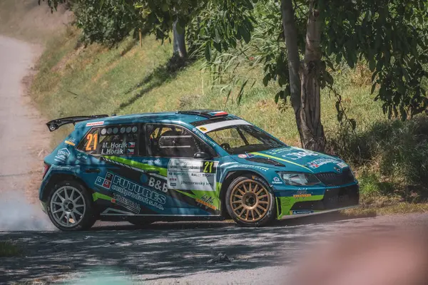 Çek Cumhuriyeti, Hustopece, 2024 / 06 / 15 - Hustopece, Çek yarış serisi, yarış arabaları, rali yarış serisi