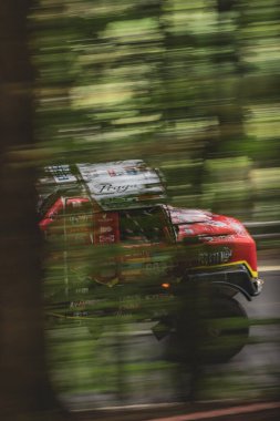 Çek Cumhuriyeti, Vrbno pod Pradedem, 2024 / 07 / 13 - Tepe tırmanışı, yarış arabaları, yarış arabaları, yarış spesiyalleri, Dakar Special, praga, Ales Loprais, Rally DAKAR