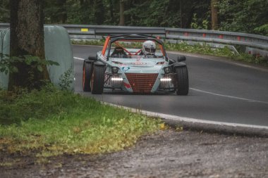 Çek Cumhuriyeti, Vrbno pod Pradedem, 2024 / 07 / 13 - Tepe tırmanışı, yarış arabaları, yarış arabaları, yarış spesiyalleri, 