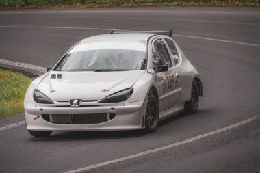 Çek Cumhuriyeti, Vrbno pod Pradedem, 2024 / 07 / 13 - Tepe tırmanışı, yarış arabaları, yarış arabaları, yarış spesiyalleri, 