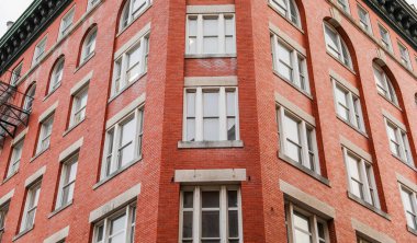 New York Şehri - 25 Mayıs, 20 Mayıs 19: New York, Manhattan sokakları ve Manhattan.