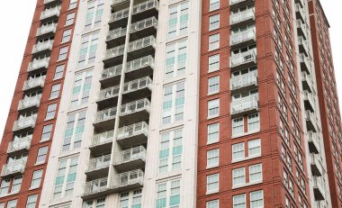 Londra 'daki modern apartman binası, Birleşik Krallık