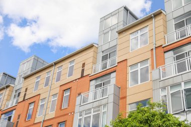 Modern Apartman Binaları Harici.