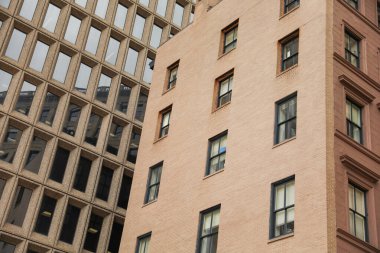 New York 'taki tuğla bina cephesi