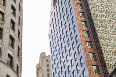 Manhattan 'ın altındaki modern binalar New York' ta..
