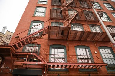 New York, ABD - 16 Haziran, 2016: New York, Manhattan 'ın tarihi bölgesi..