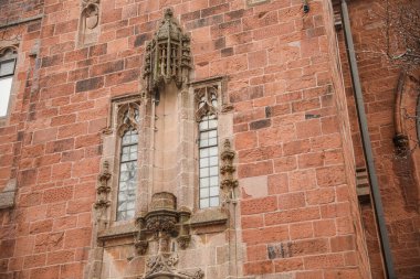 St. Mary 'nin gotik katedrali ve İspanya' nın Barselona adasındaki St. George caddesindeki Katolik Kilisesi.