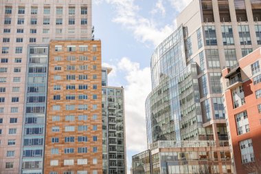 Boston, Massachusetts 'teki modern ofis binaları