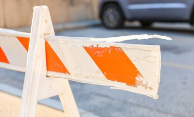 İnşaat alanında yol engeli