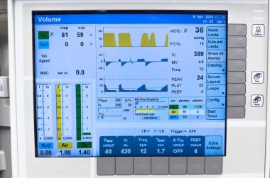 bir kontrol panelinin görüntüsü