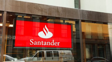 Madrid, İspanya - 16 Ocak 21: 19 İspanya 'nın Madrid şehrinin ön cephesi