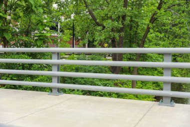 Barselona şehrindeki köprünün manzarası