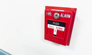 duvarda yangın alarm