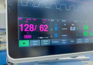 Kalp izleme için modern yoğun bakım ünitesi