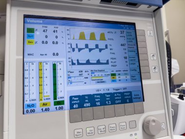 Modern tıbbi ekipmanlara yakın görüş