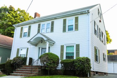 New York, ABD - 22 Mayıs 17.00 civarı Manhattan 'da bir ev.