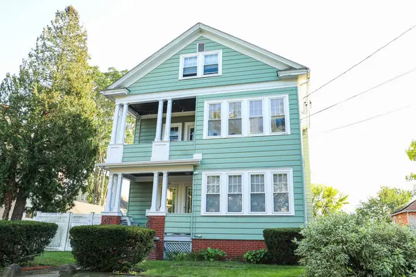 Amerikan tarzı bir ev.