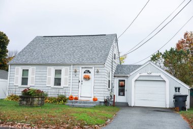 Sonbahar mevsiminde tipik bir manzara