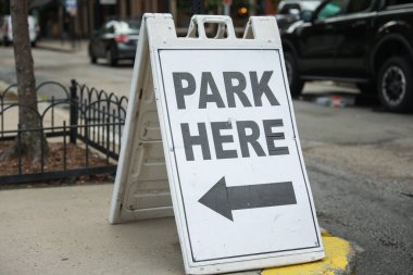 Chicago 'daki park yeri tabelası.