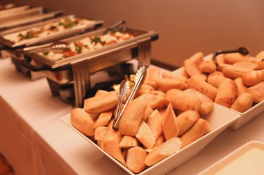 Lezzetli ve sağlıklı yiyecekler, seçici odaklanma