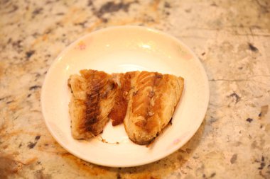 Lezzetli yiyeceklere yakın.