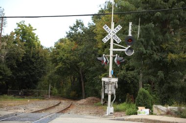 Tren istasyonu, tren istasyonu, raylar, demiryolu, demiryolu, tren yolu, ulaşım.