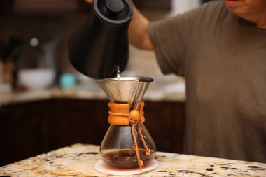 Kafede kahve Barista.