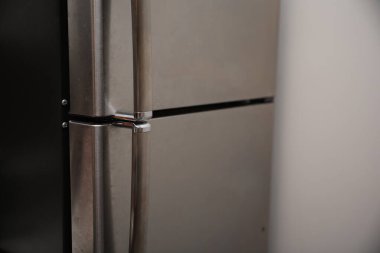 Metal kapı kolu. Kapat.