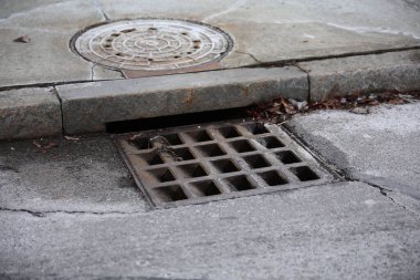 Lağım kapağı rögar şehrinde