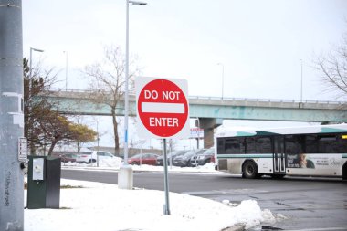 Chicago şehrinde park tabelası