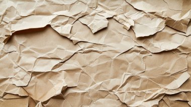 Buruşuk kahverengi kağıt arkaplan